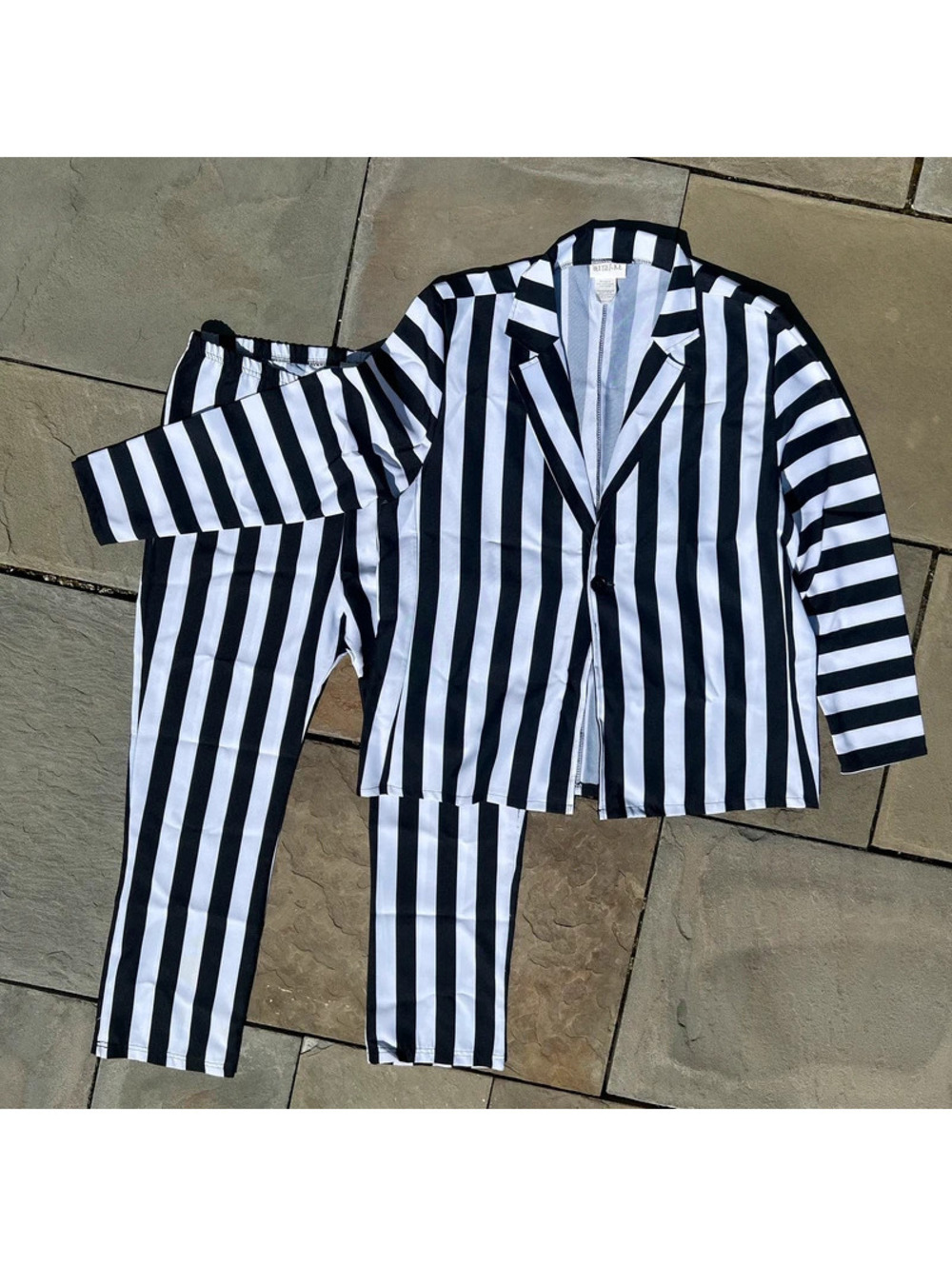 Beetlejuice Movie Striped Suit Halloween Costume